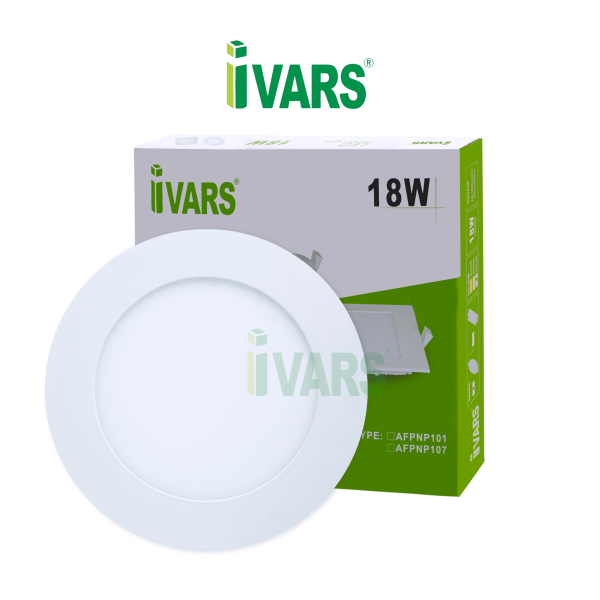 Đèn LED slim panel IVARS âm trần siêu mỏng nhẹ - ánh sáng đơn sắc 18W