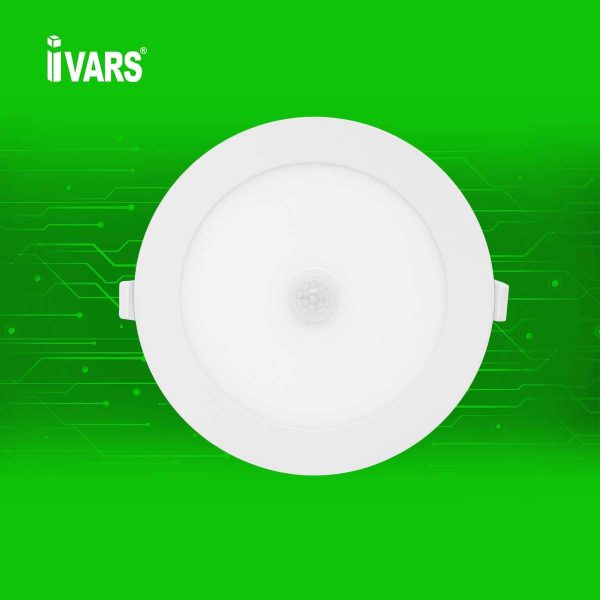 Đèn LED slim panel IVARS âm trần cảm biến siêu mỏng nhẹ - ánh sáng đơn sắc 12W