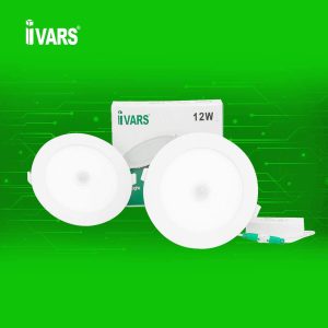 Đèn LED slim panel IVARS âm trần cảm biến siêu mỏng nhẹ - ánh sáng đơn sắc 12W