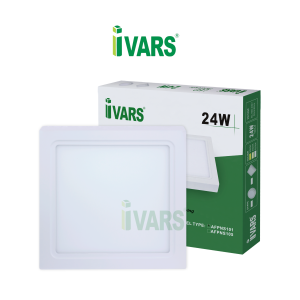 Đèn LED panel IVARS kiểu ốp nổi chỉ viền đơn sắc 24W