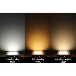 Đèn LED slim panel IVARS âm trần - đổi màu ánh sáng tùy chọn - 12W