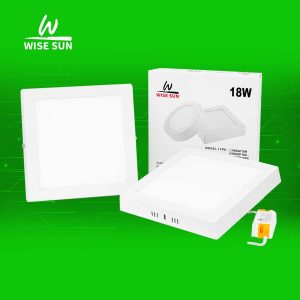 Đèn LED panel ốp nổi vuông Wise Sun giá rẻ - chất lượng 18W - Đơn Sắc