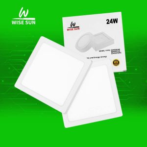 Đèn LED panel ốp nổi vuông Wise Sun giá rẻ - chất lượng 24W - Đơn Sắc