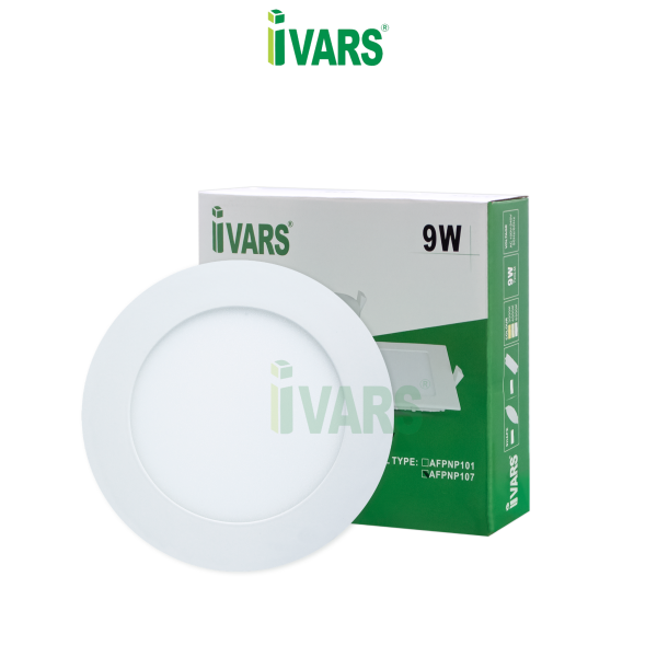 Đèn LED slim panel IVARS âm trần siêu mỏng nhẹ - ánh sáng đơn sắc 9W