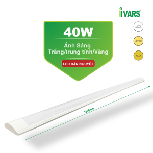 Đèn LED bán nguyệt IVARS 1.2m - 40W