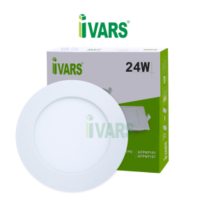 Đèn LED slim panel IVARS âm trần siêu mỏng nhẹ - ánh sáng đơn sắc 24W