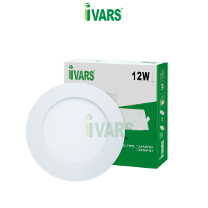 Đèn LED slim panel IVARS âm trần siêu mỏng nhẹ - ánh sáng đơn sắc 12W