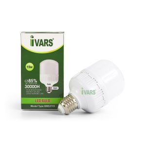 Đèn LED bulb IVARS kiểu tròn chuôi E27 - 15W