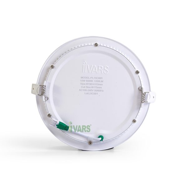 Đèn LED âm trần IVARS đơn sắc - Công suất 15W