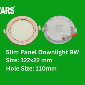 Đèn LED SLIM DOWNLIGHT Thương Hiệu IVARS - Công Suất 9W - Hàng chính hãng - ánh sáng đổi màu