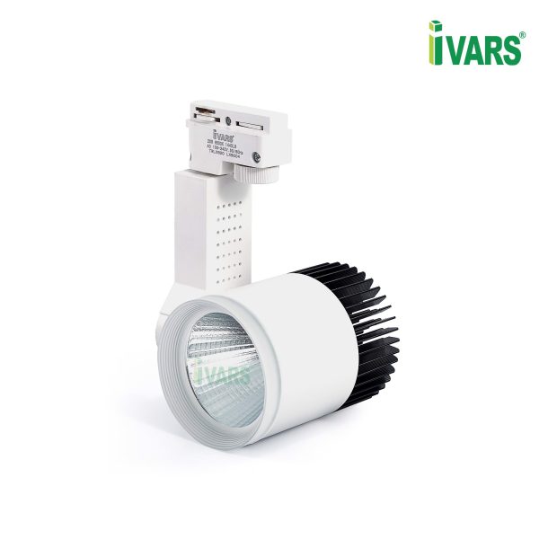 Đèn LED COB rọi chiếu điểm IVARS - công suất 20W - Thân Trắng Đuôi Đen (New model)