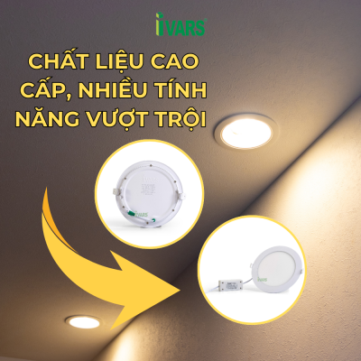 đèn led panel âm trần chính hãng, hiện đại